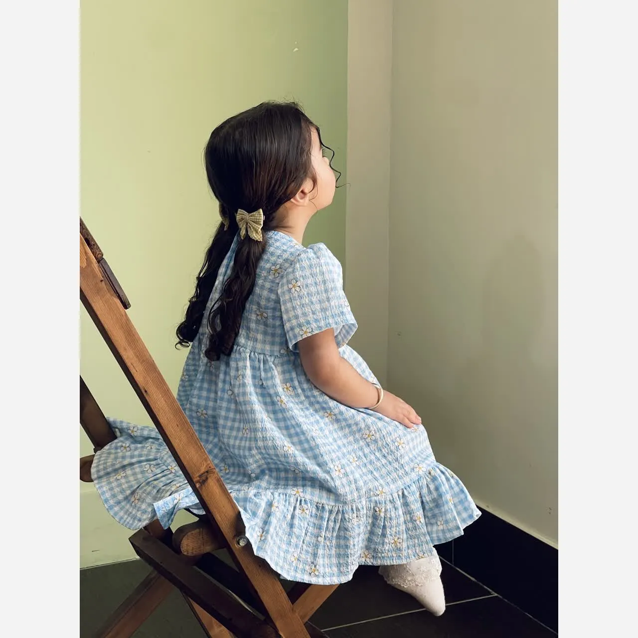 پیراهن عروسکی پفکی دخترانه مدل ترانه سایز 2، 4، 6