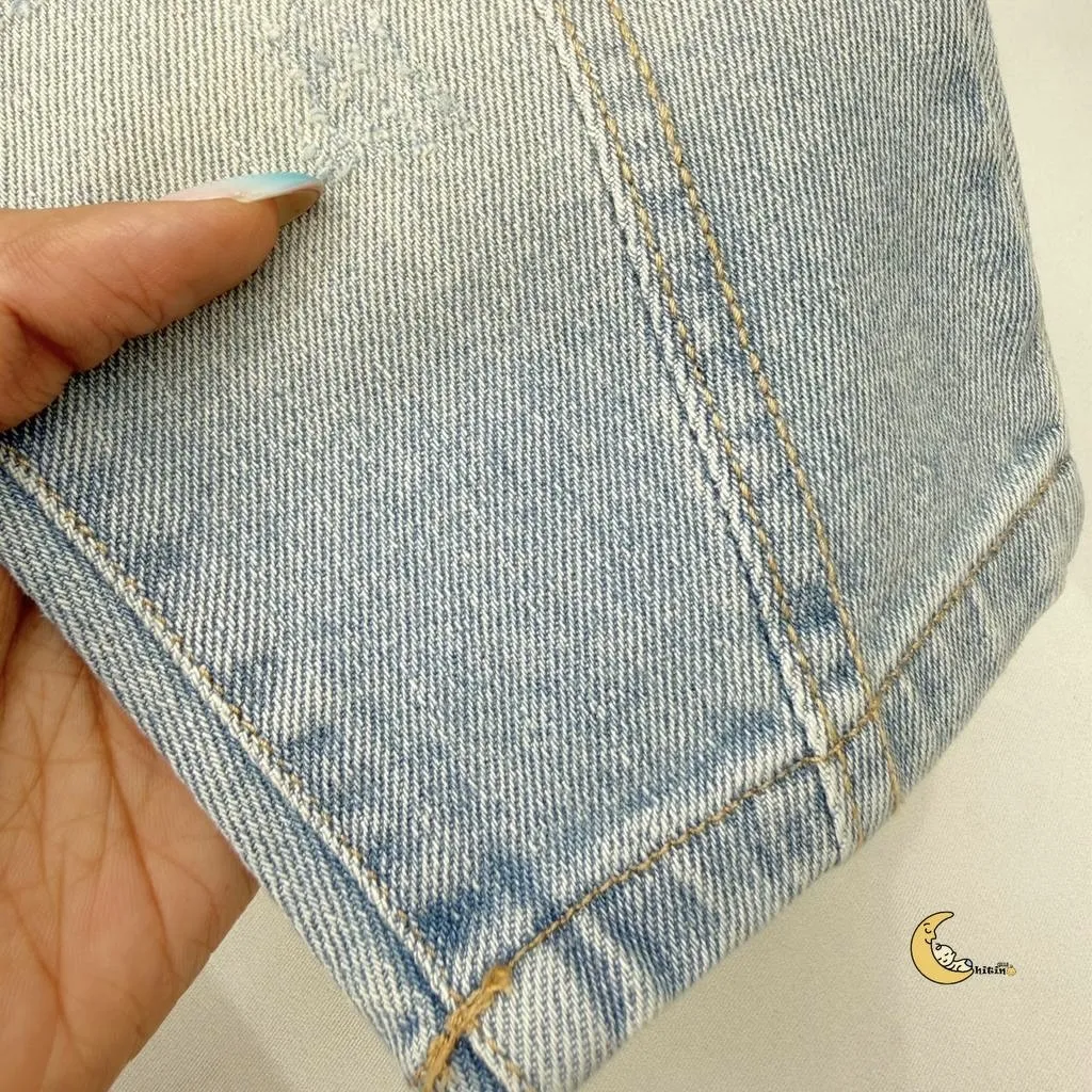 شلوار جین مام استایل بچگانه وارداتی 1 تا 5 سال