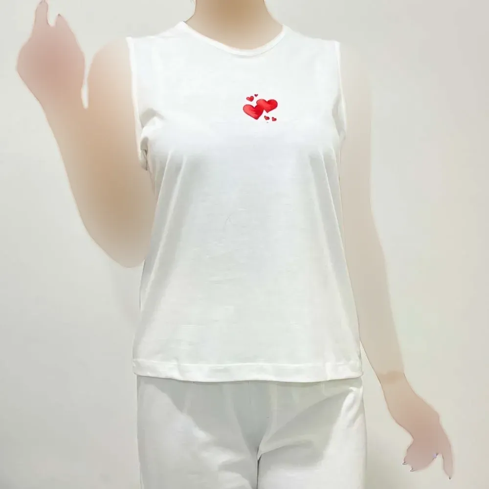 تاپ زنانه نخ پنبه چاپدار